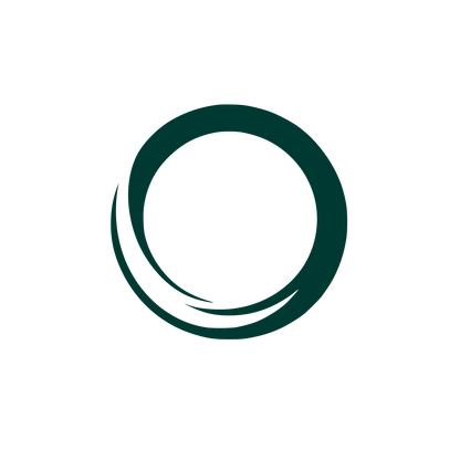 Minimalist Circle Motion Badge #003932