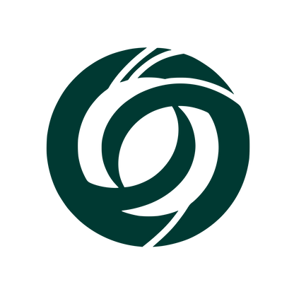 Black Circle Logo #003932