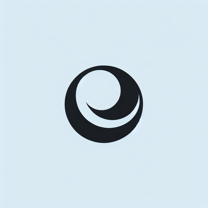 Geometric Spiral Circle Icon