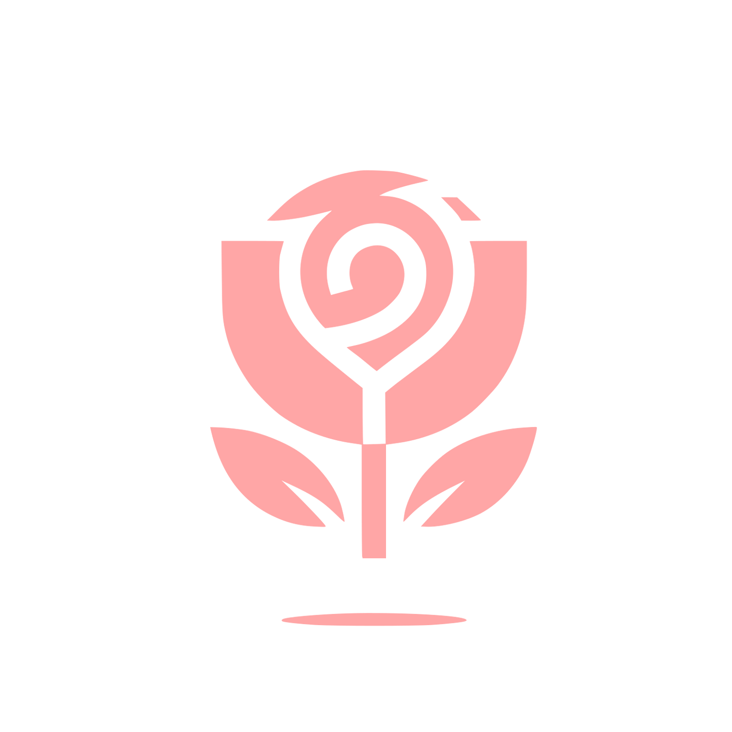 Rose Logo Design #ffa6a6