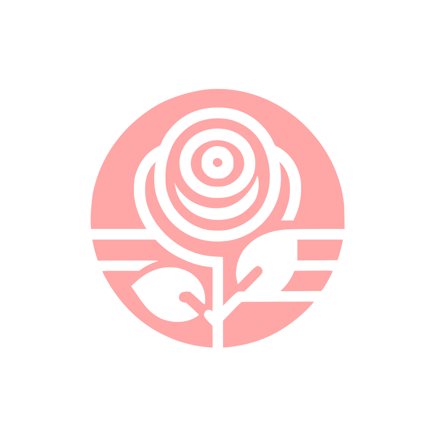 Rose Logo Design #ffa6a6