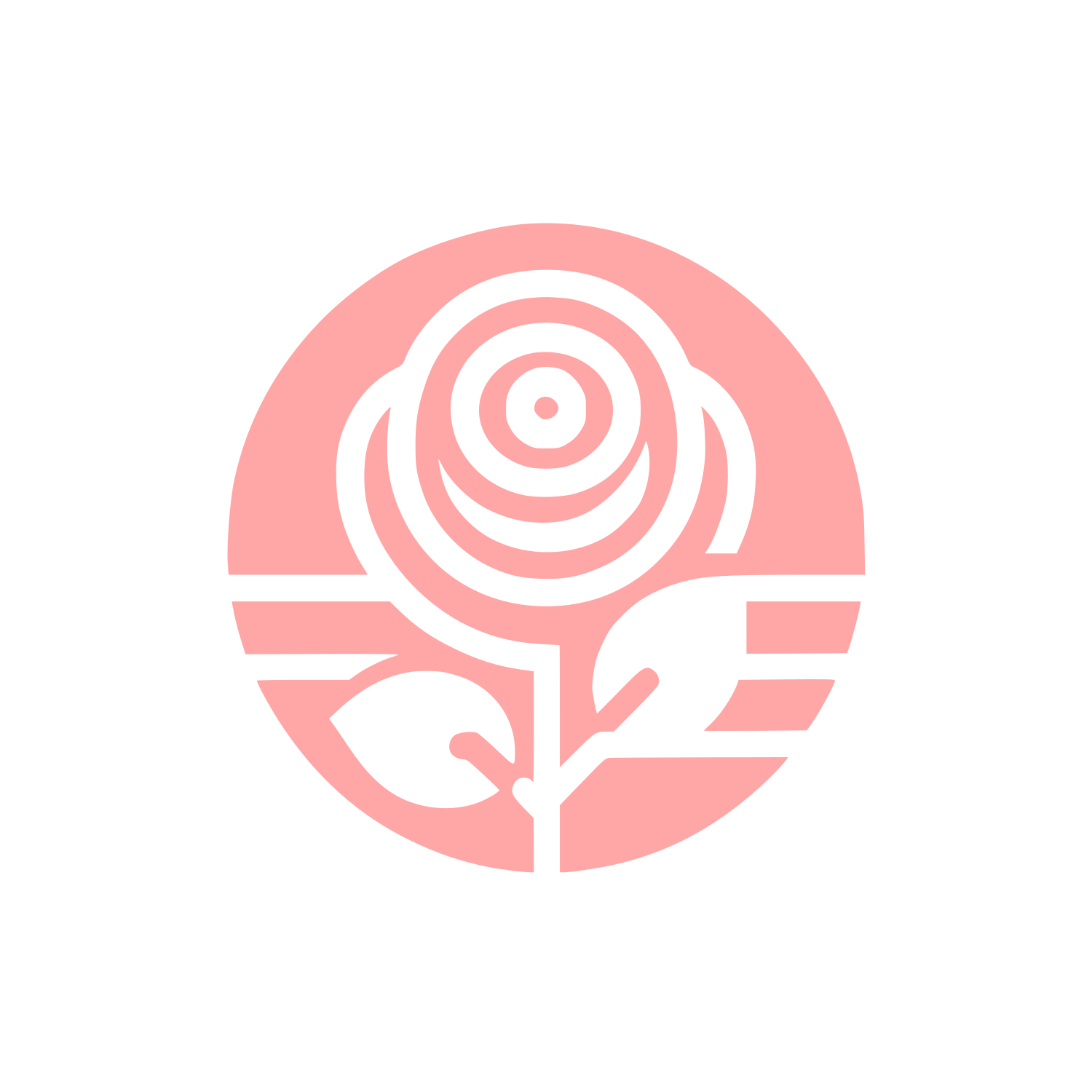 Rose Logo Design #ffa6a6