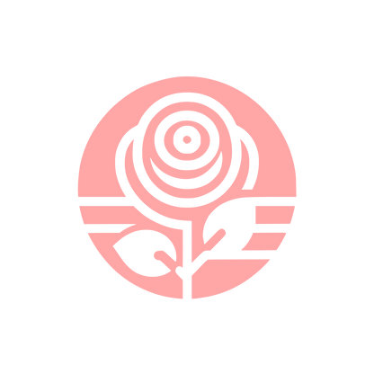 Rose Logo Design #ffa6a6