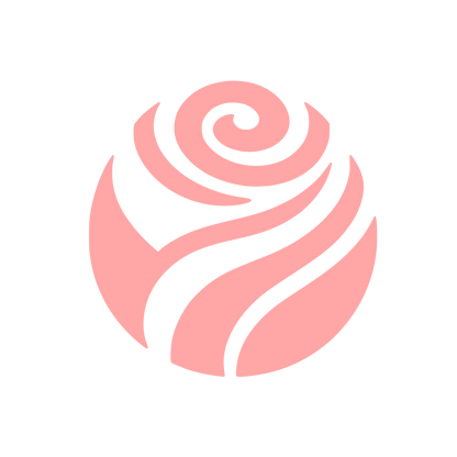 Rose Floral Logo #ffa6a6