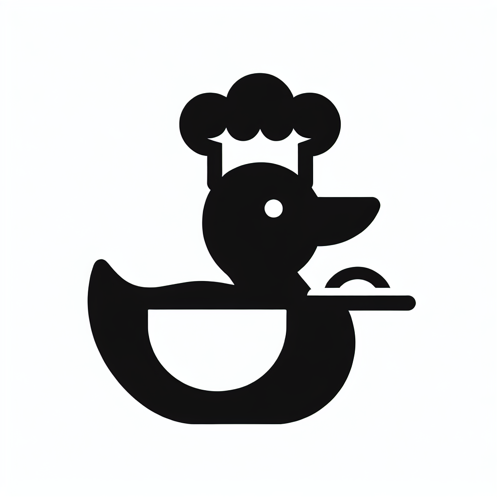 Duck Chef Hat Logo