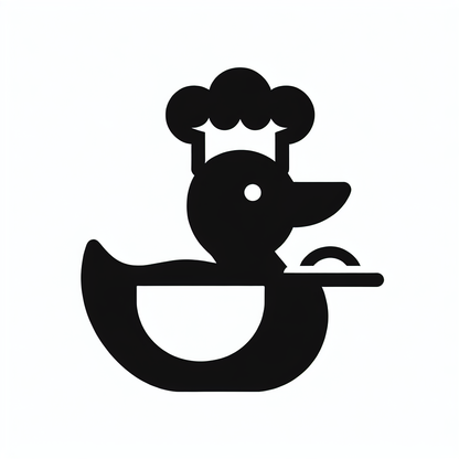 Duck Chef Hat Logo