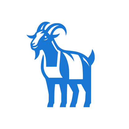 Goat in Apron Logo #1976D2