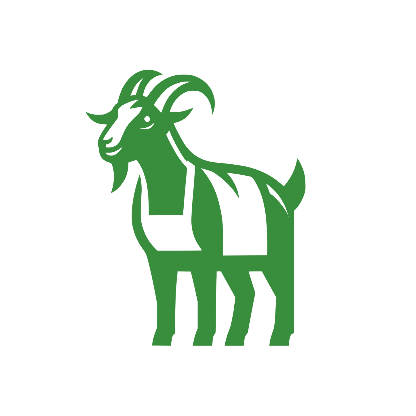 Goat in Apron Logo #388E3C