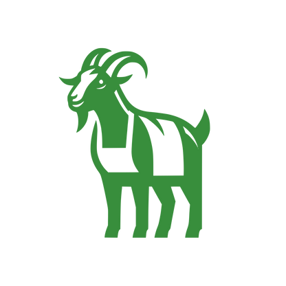 Goat in Apron Logo #388E3C