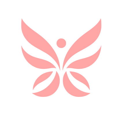 Bold Butterfly Logo #ffa6a6