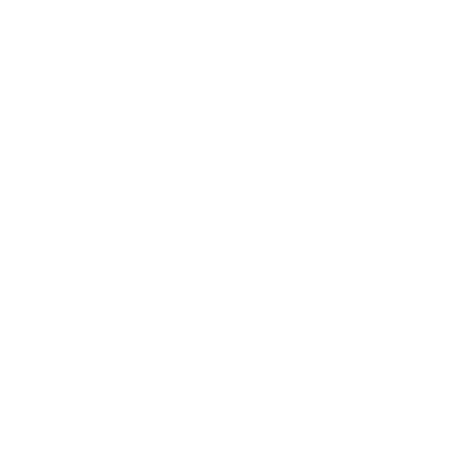 Geometric Circle Ring Icon #ffffff