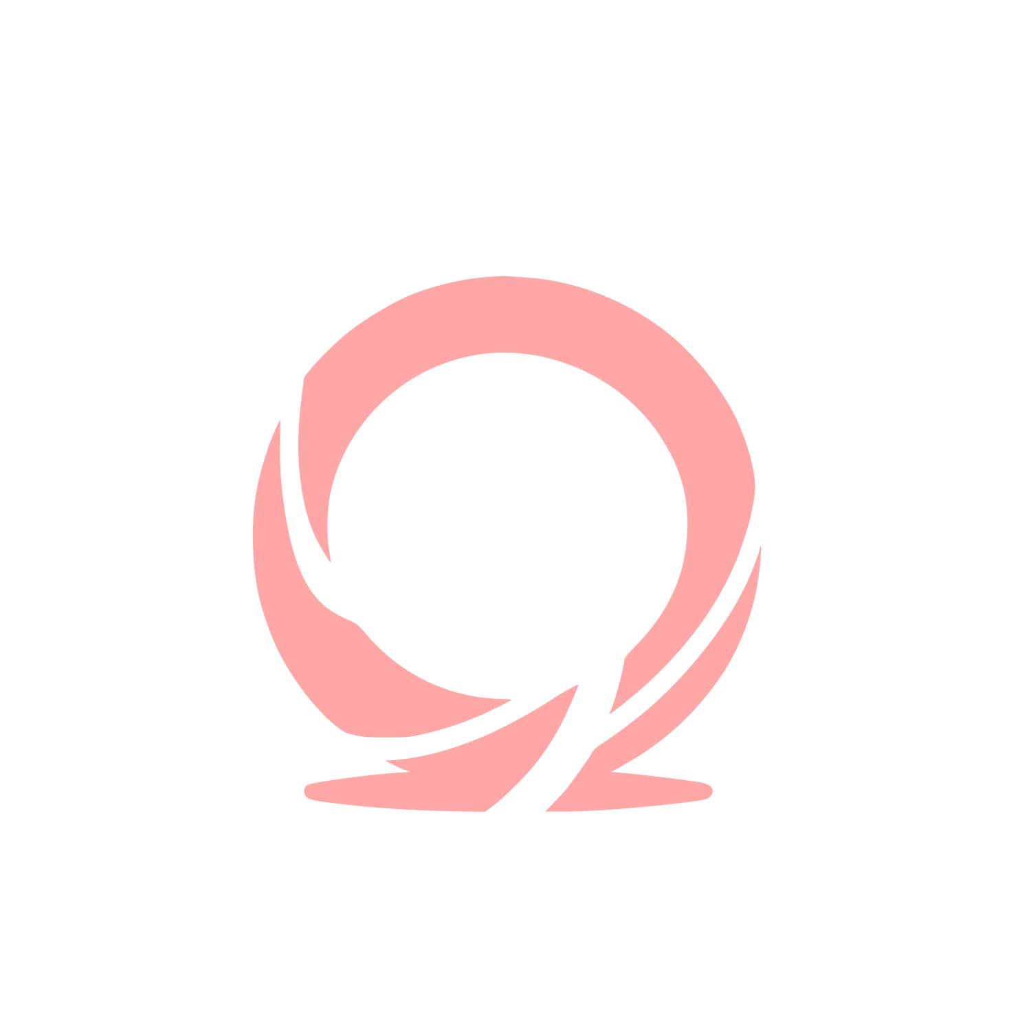 Black Ring Logo #ffa6a6