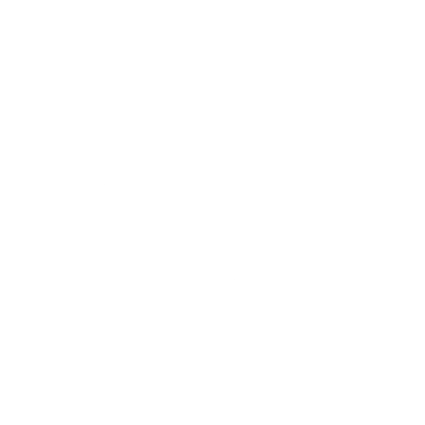 Monoline Ring Emblem #ffffff