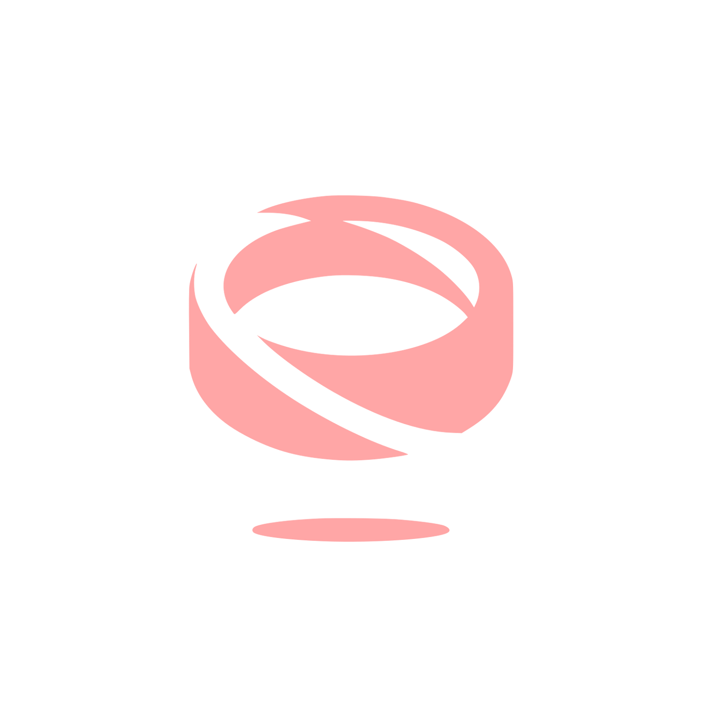 Twisted Ring Band Icon #ffa6a6