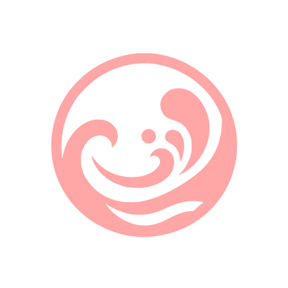 Wave Themed Logo #ffa6a6