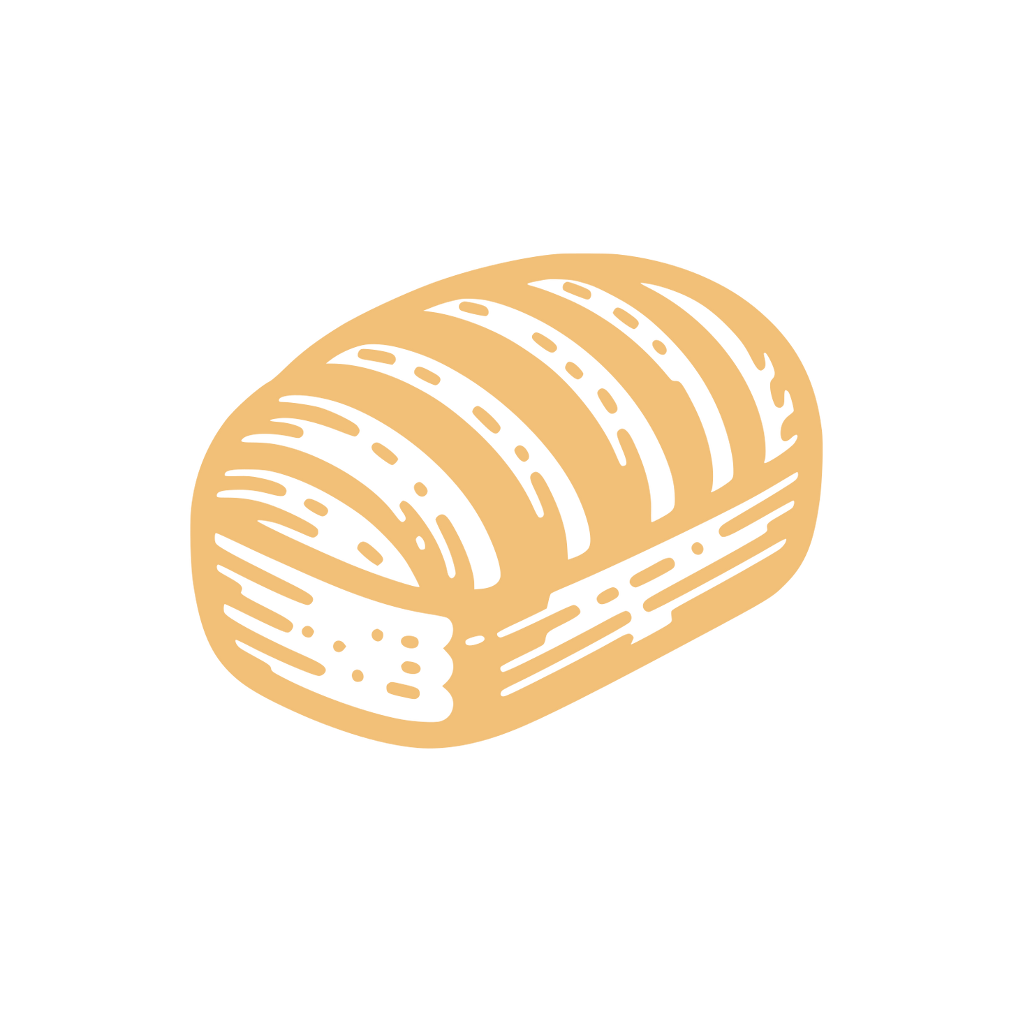 Bread Loaf Logo  #F2C078