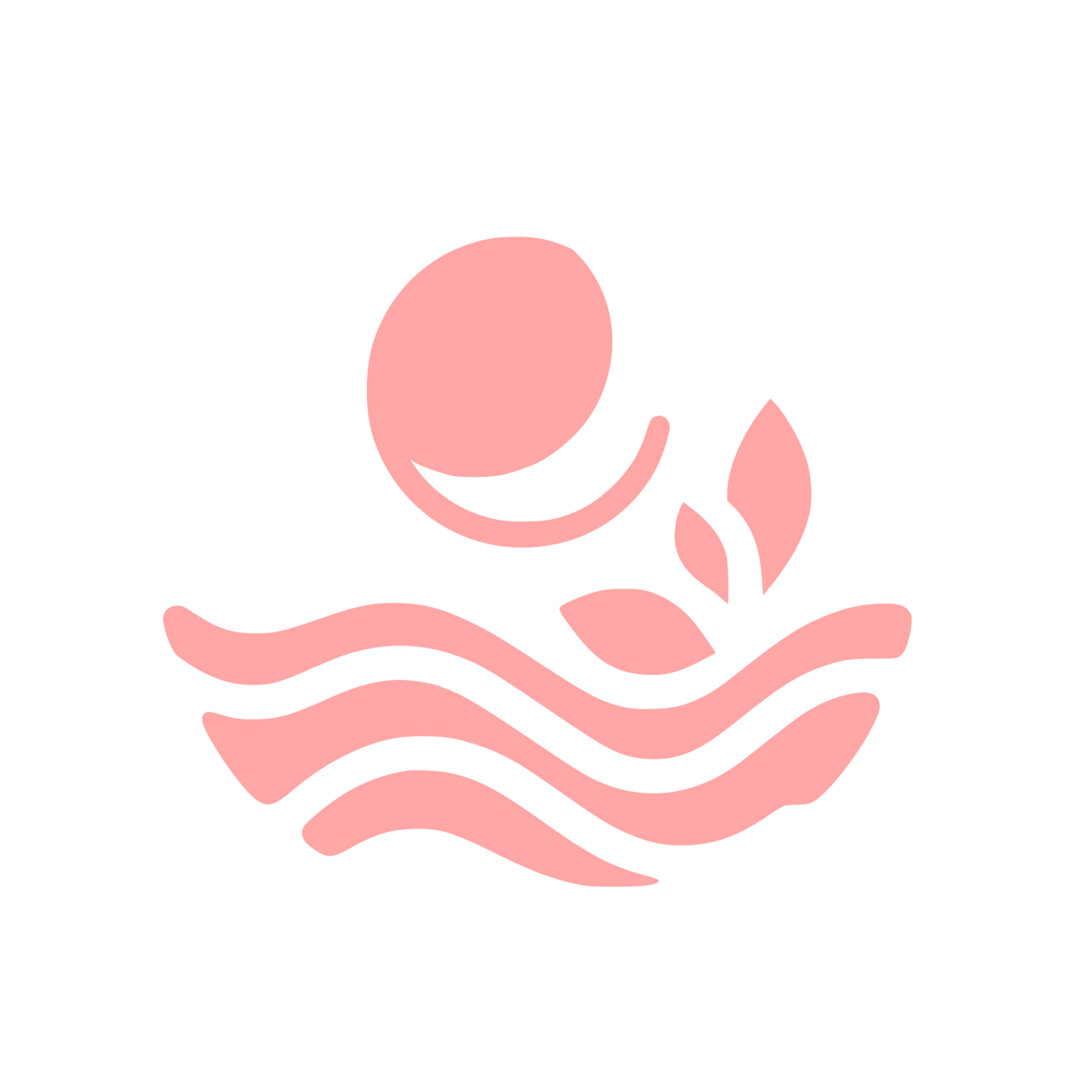 Nature Inspired Logo #ffa6a6