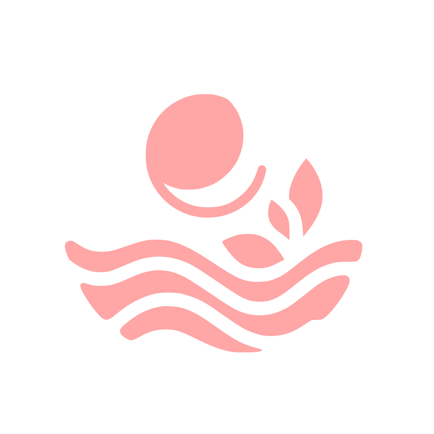Nature Inspired Logo #ffa6a6