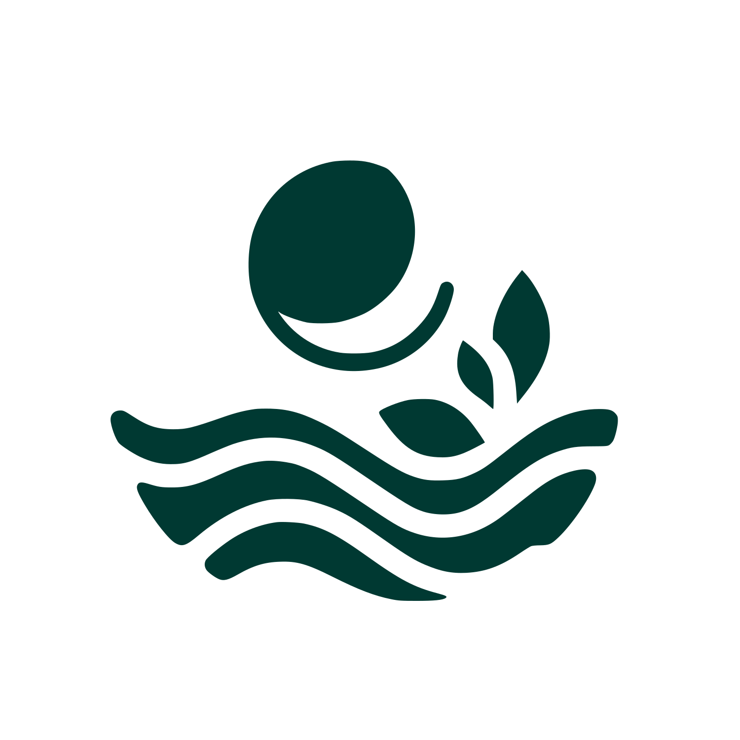 Nature Inspired Logo #003932