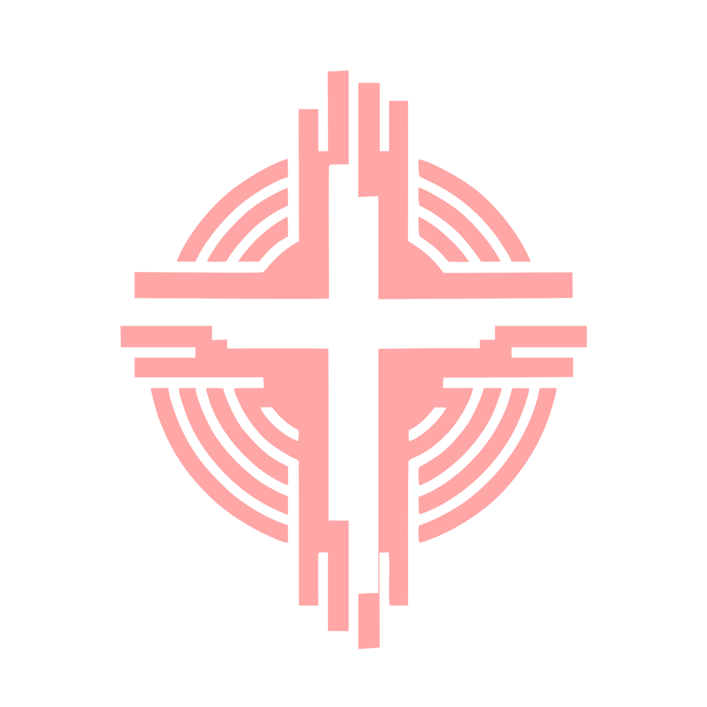 Bold Cross Logo #ffa6a6
