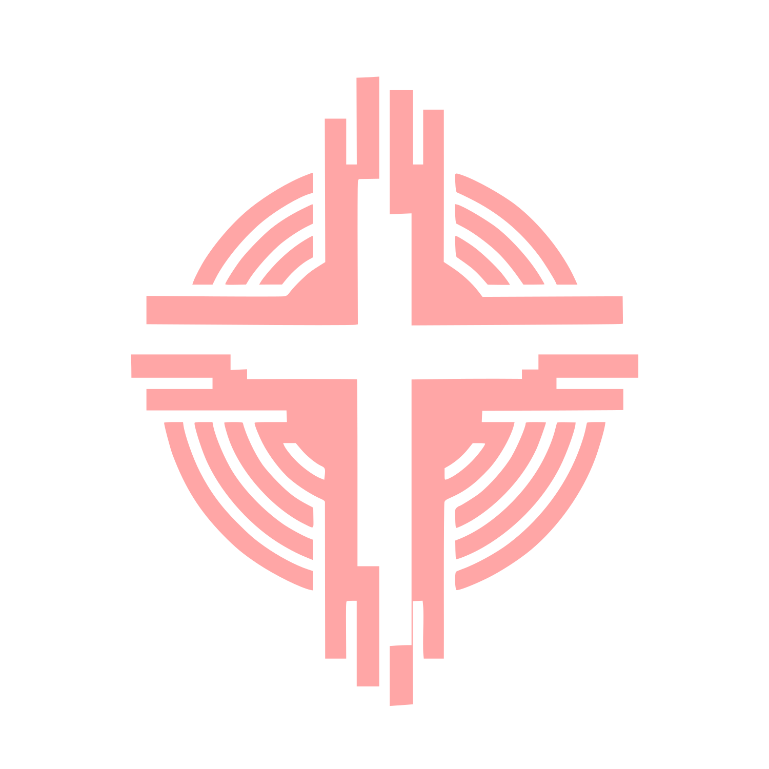 Bold Cross Logo #ffa6a6