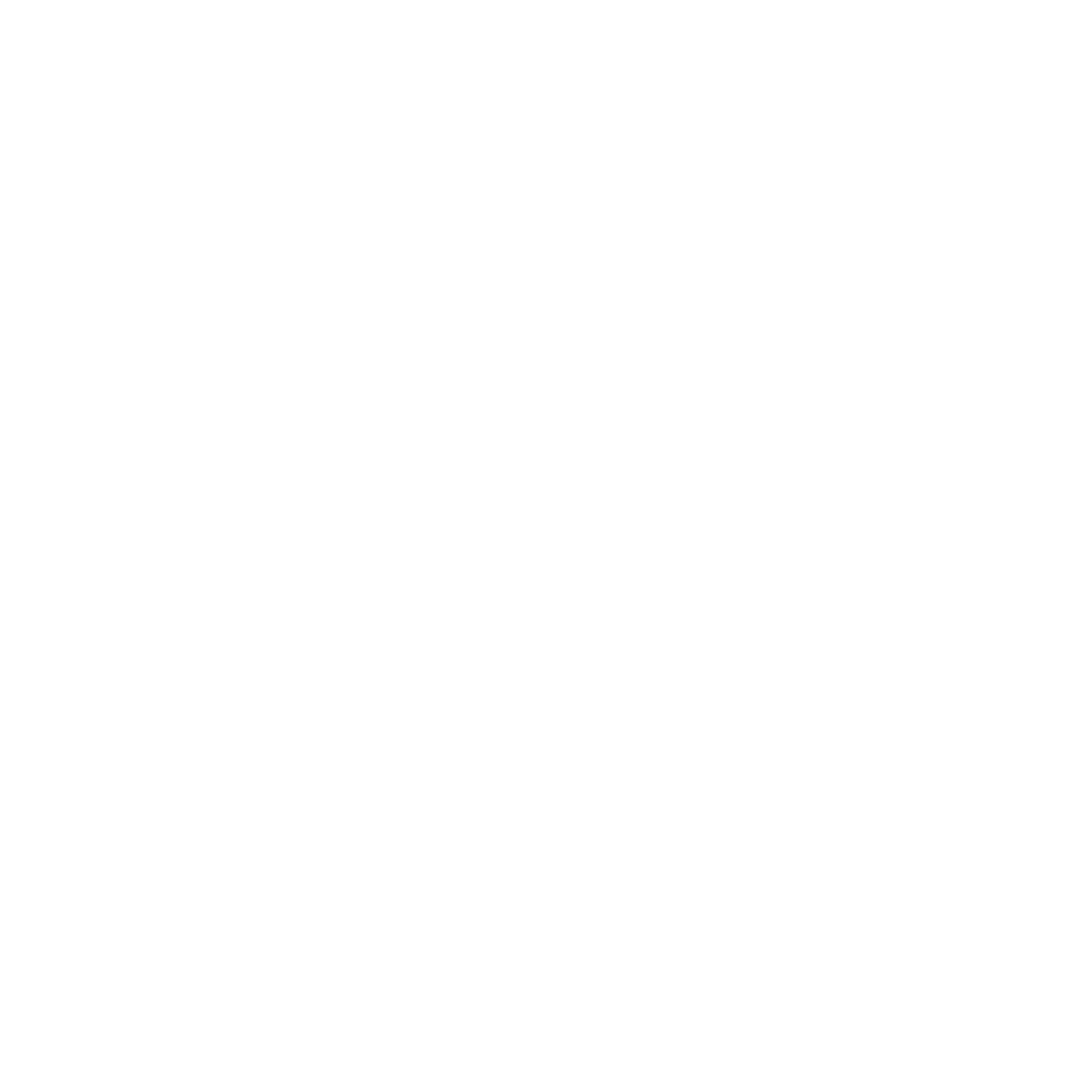 Bold Cross Logo #ffffff