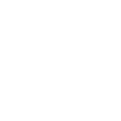 Bold Cross Logo #ffffff