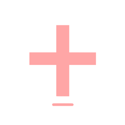 Logo with Cross Shape #ffa6a6