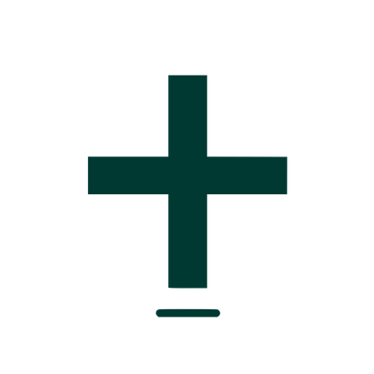 Logo with Cross Shape #003932