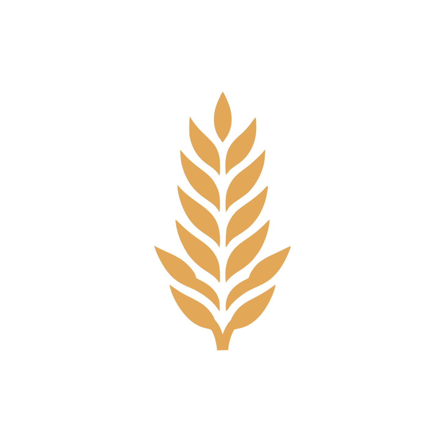 Wheat Stalk Logo #E3A857