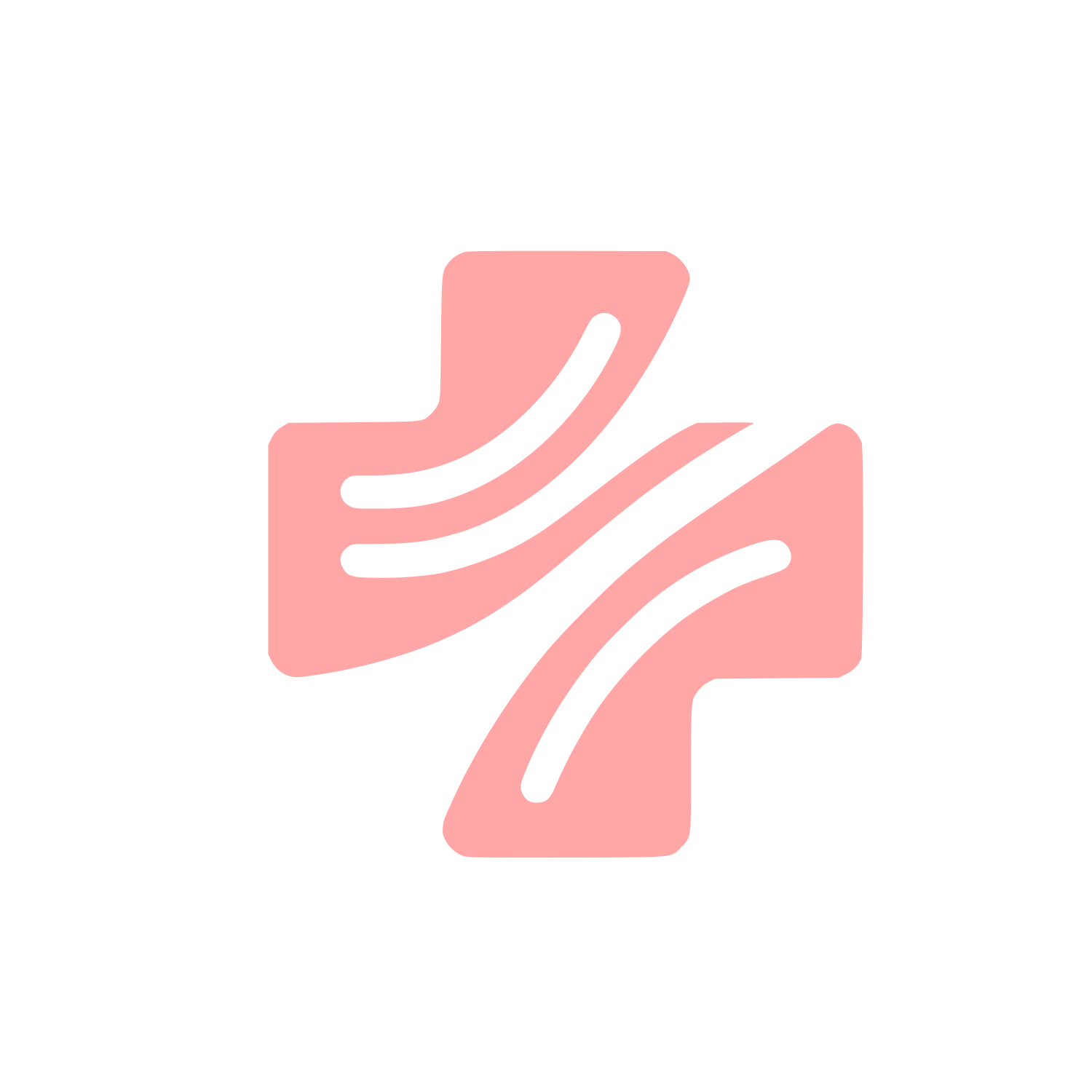 Medical Cross Logo #ffa6a6