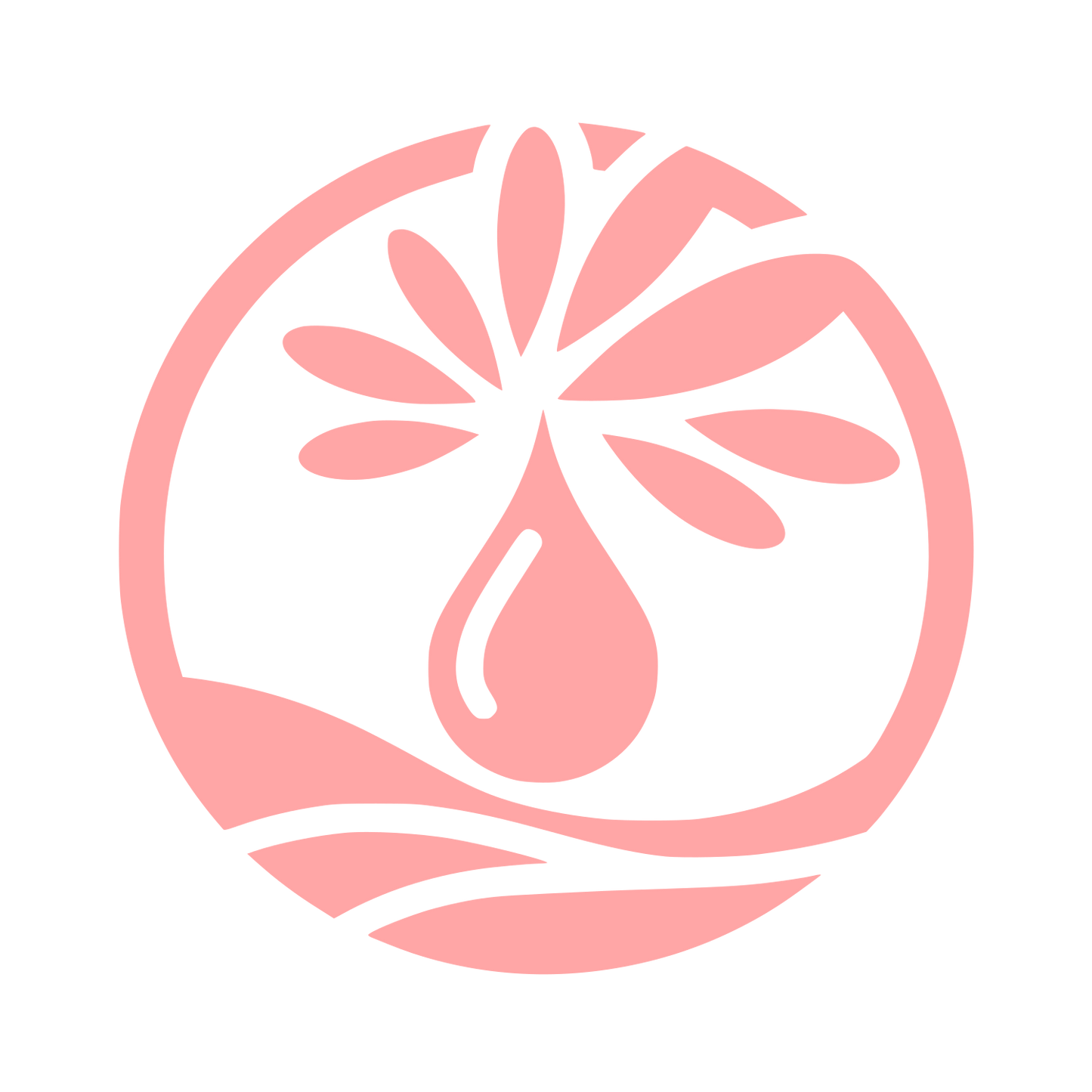 Nature Wellness Logo #ffa6a6