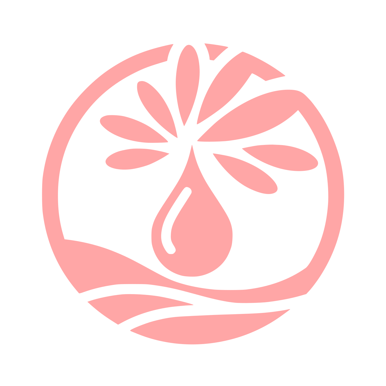 Nature Wellness Logo #ffa6a6