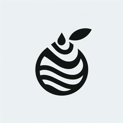 Logo with Water Droplet