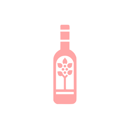 Wine Bottle Logo #ffa6a6