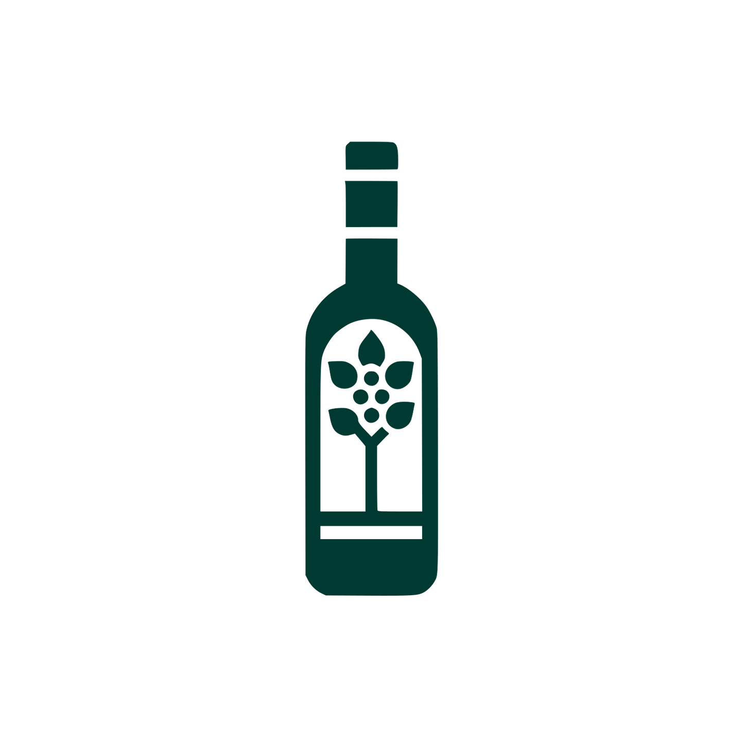 Wine Bottle Logo #003932