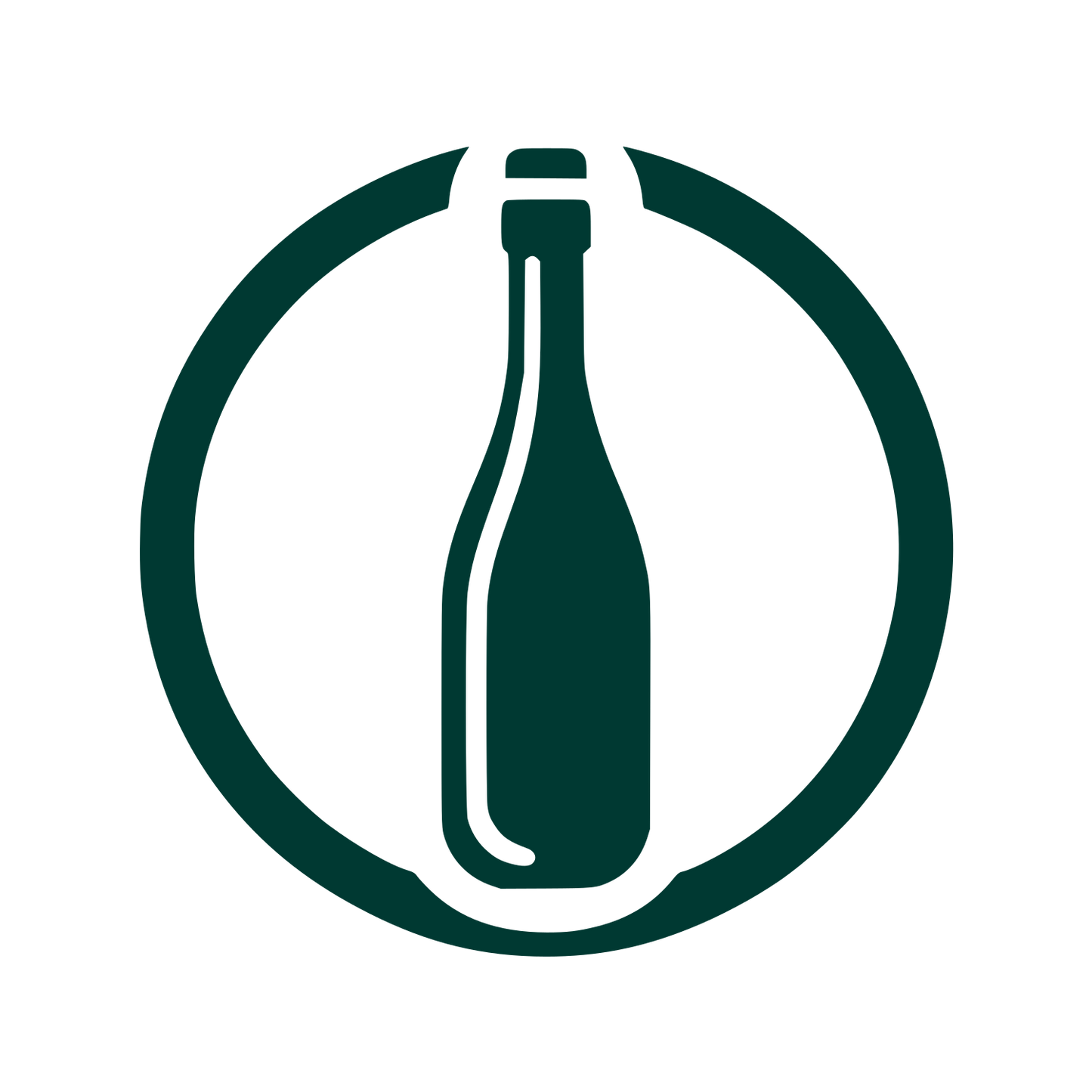 Beverage Bottle Logo #003932