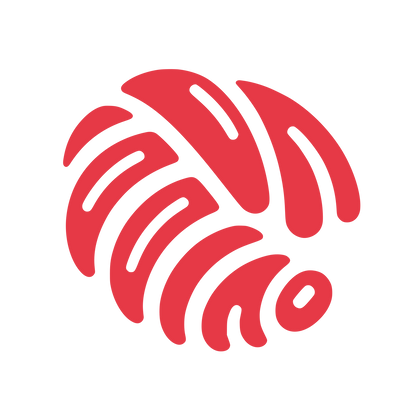 Wireless Signal Arc Logo #E63946