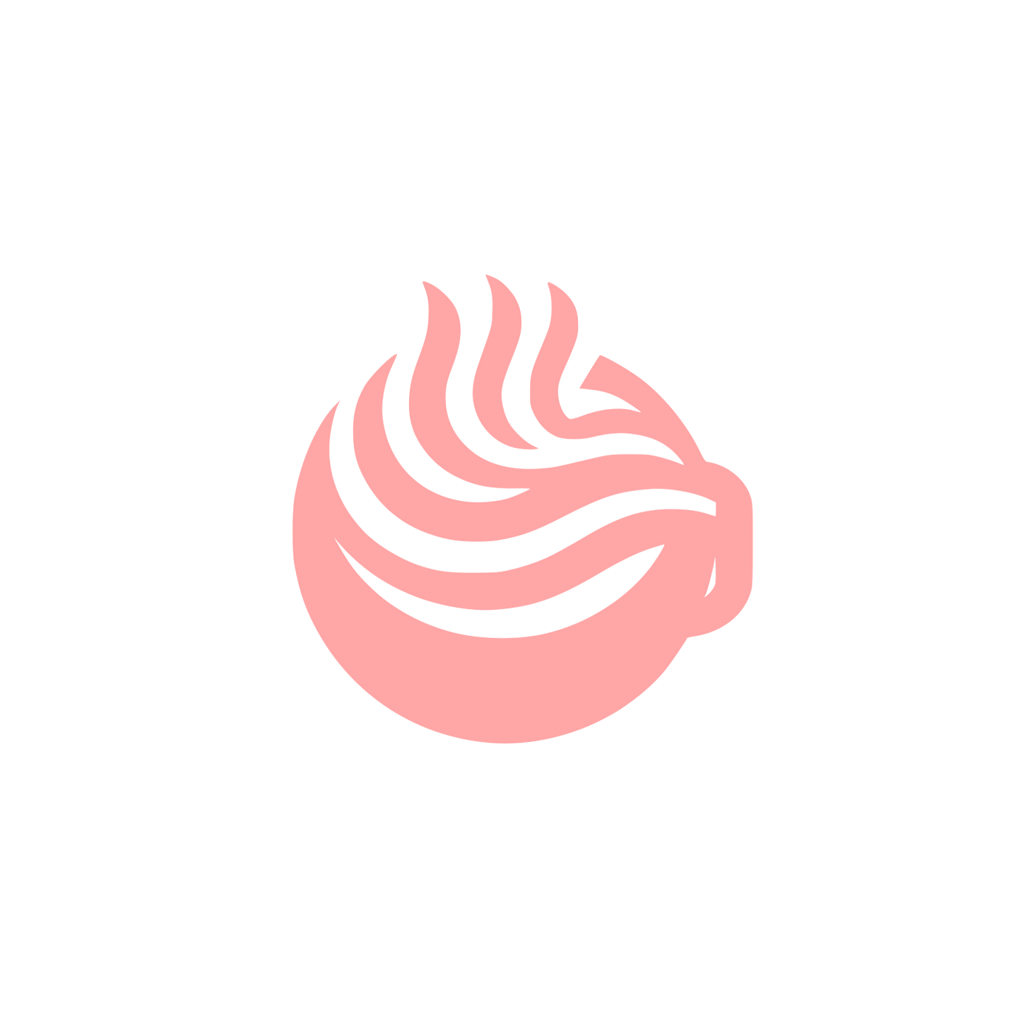 Coffee Brand Logo #ffa6a6