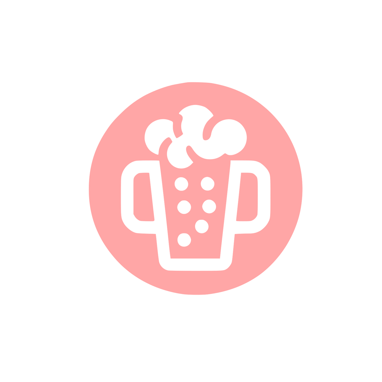 Beer Mug Logo #ffa6a6