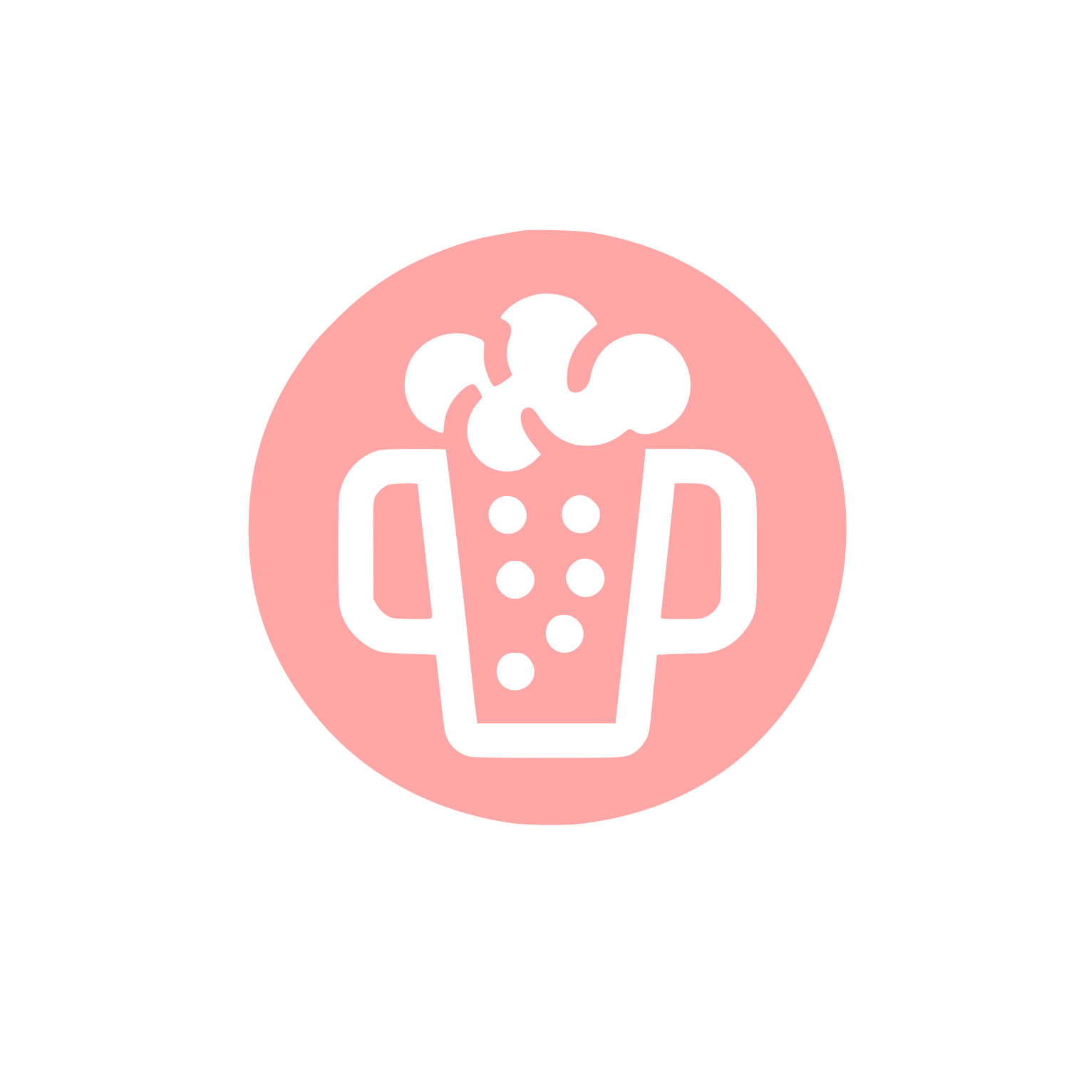 Beer Mug Logo #ffa6a6