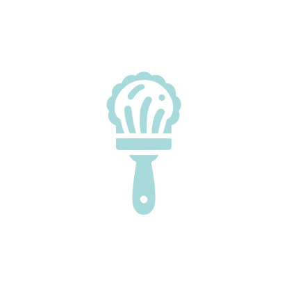 Paintbrush Stroke Logo #A8DADC