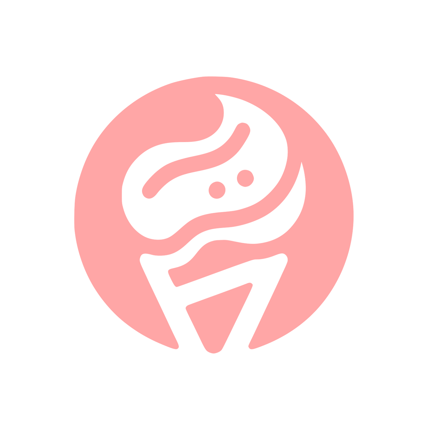Ice Cream Logo Design #ffa6a6