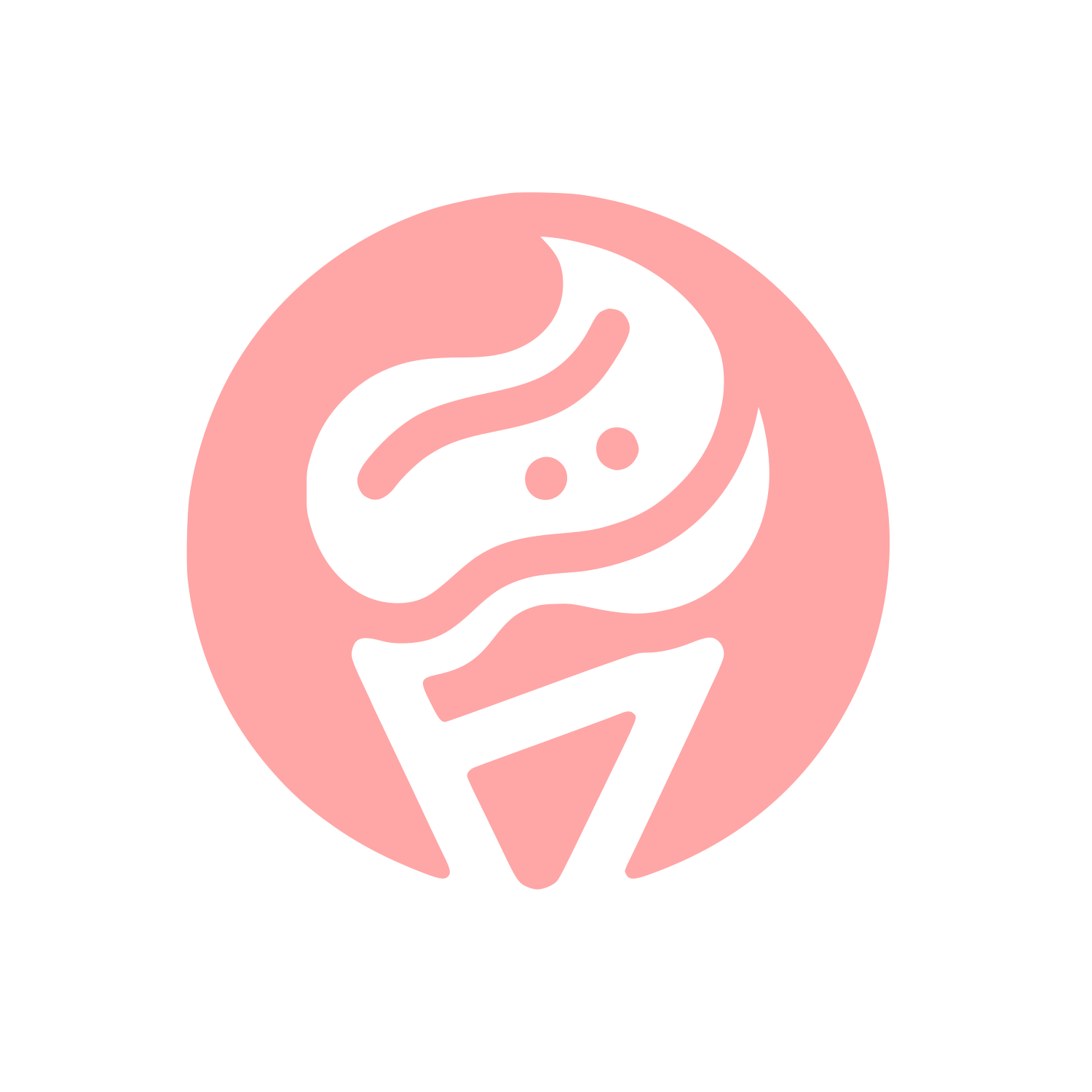 Ice Cream Logo Design #ffa6a6