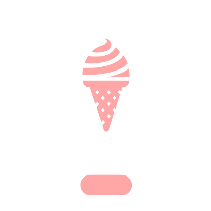 Ice Cream Logo Design #ffa6a6
