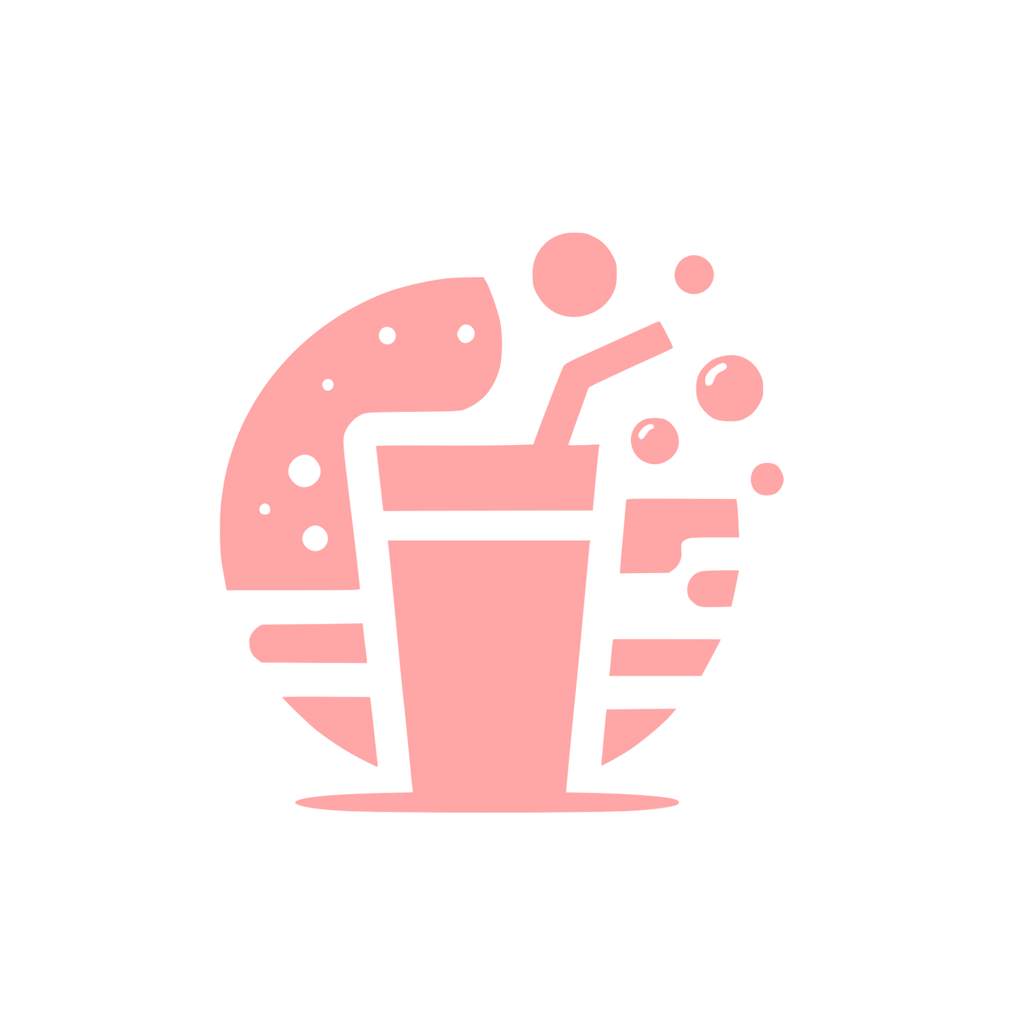 Drink and Snack Logo #ffa6a6