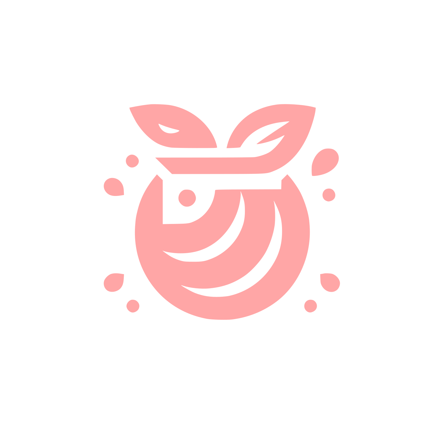 Fruit Themed Logo #ffa6a6