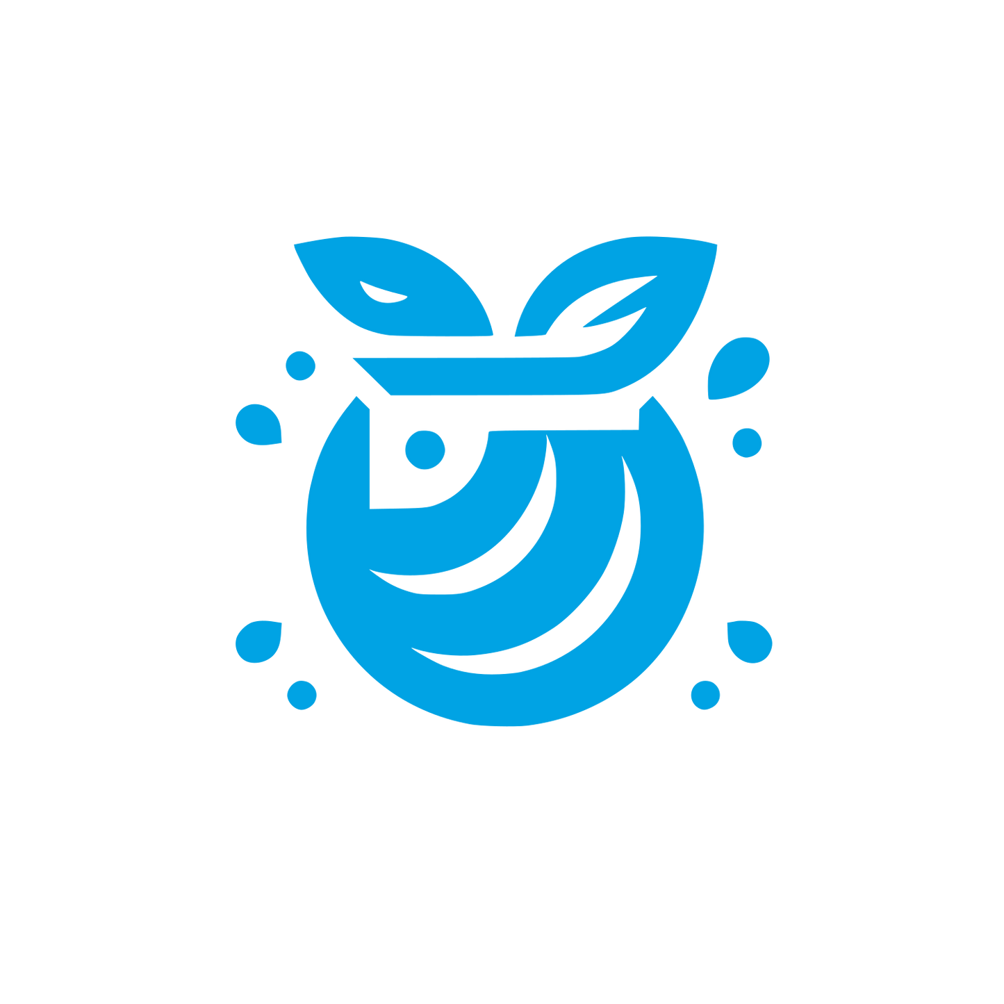 Fruit Themed Logo #00a3e4