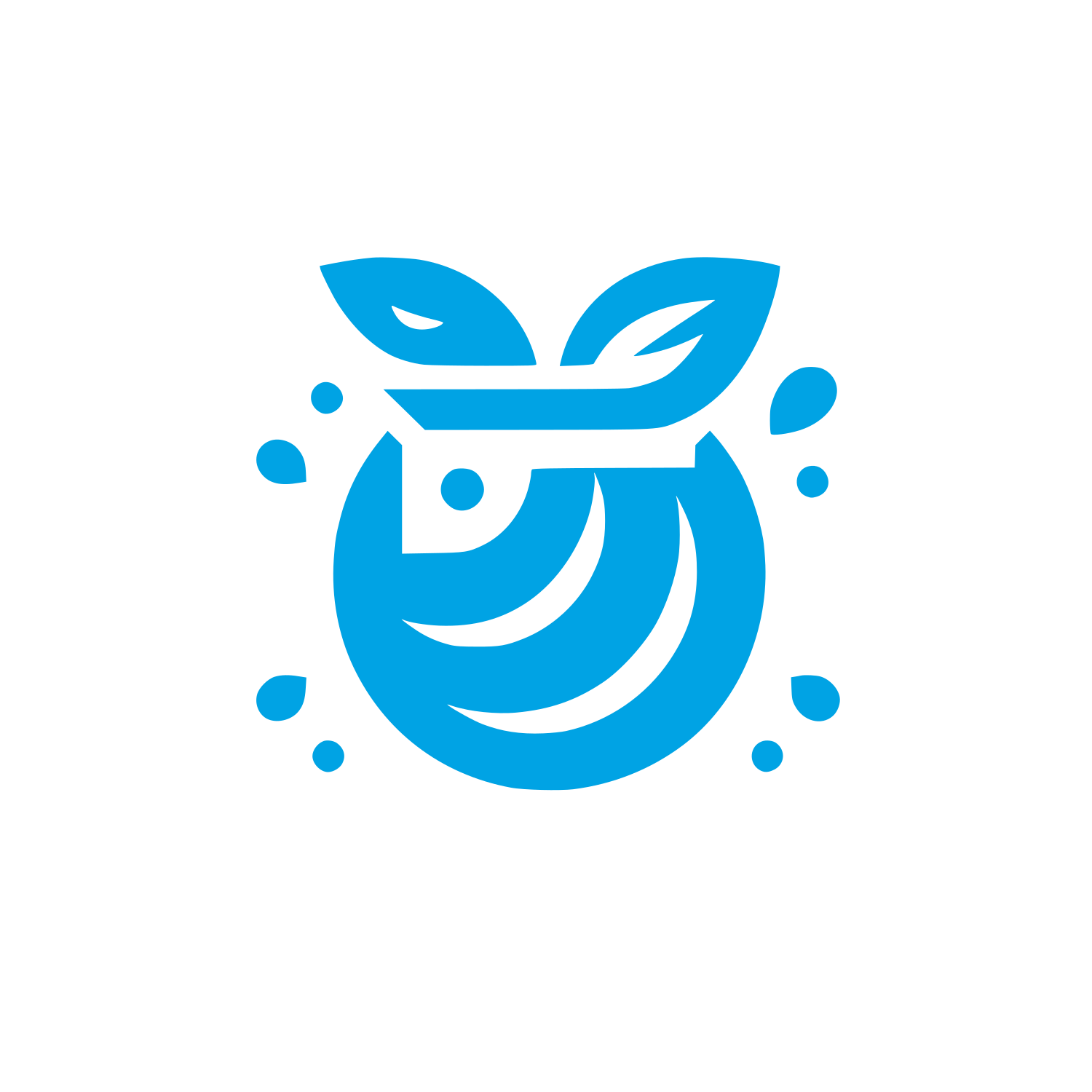 Fruit Themed Logo #00a3e4