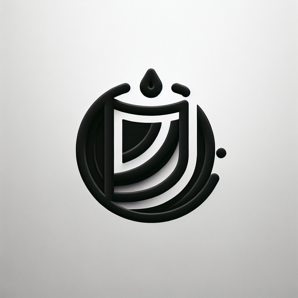 Juice Drop Monoline Icon